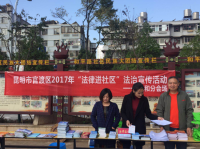 蔡亚律师、李冬辉律师到官渡太和街道开展普法宣传