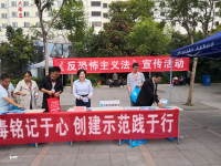 我所参加关上街道《反恐怖主义法》宣传活动